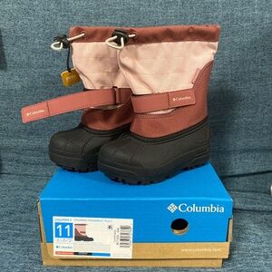 Columbia powderbug plus II size 11 pink boots